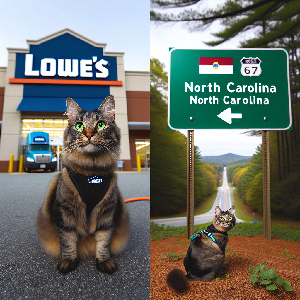 Local Cat Takes It Upon Herself to Expand Her Horizon—Resettles in North Carolina

In a plot twist nobody saw coming, a feline resident of a Lowe’s store in Richmond, Virginia, has officially taken a leap of faith into the world of inter-state travel