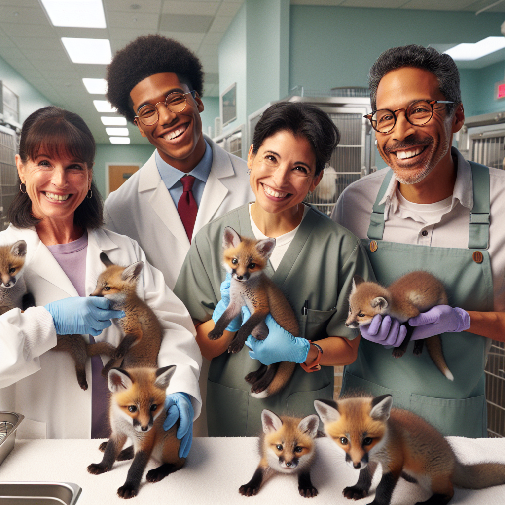 Local Animal Rescue Shocked to Discover “Kittens” Are Actually Baby Foxes – Who Knew?

In a stunning revelation that has sent shockwaves through the local animal rescue community, a group of well-meaning citizens dropped off what they believed were adorable stray kittens, only to later find out they were, in fact, baby foxes