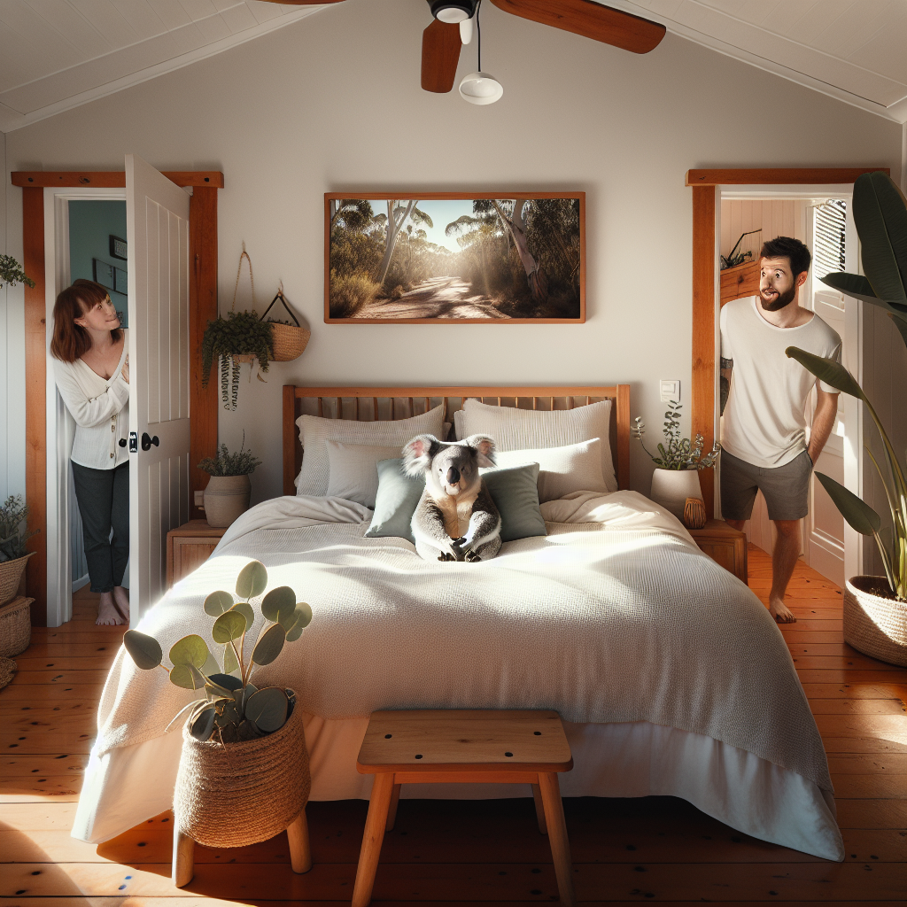 Koala Takes Home Invasion to a Whole New Level: Finds Perfect Napping Spot in South Australian Couple’s Bedroom

In what can only be described as the most relatable story of 2023, a South Australian couple was treated to an unexpected guest: a koala who decided their bedroom was the ideal spot for a mid-afternoon snooze