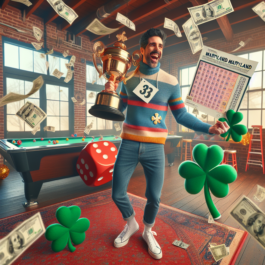 “Local Man’s Winning Streak Continues: Because Clearly, Luck Is a Thing”

In a shocking turn of events (or not), a Maryland man has won his second big lottery prize in as many years
